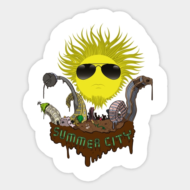 Summer city Sticker by juliusllopis